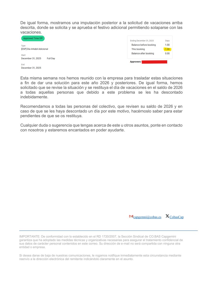 Sección Sindical Co.bas Capgemini tweet media