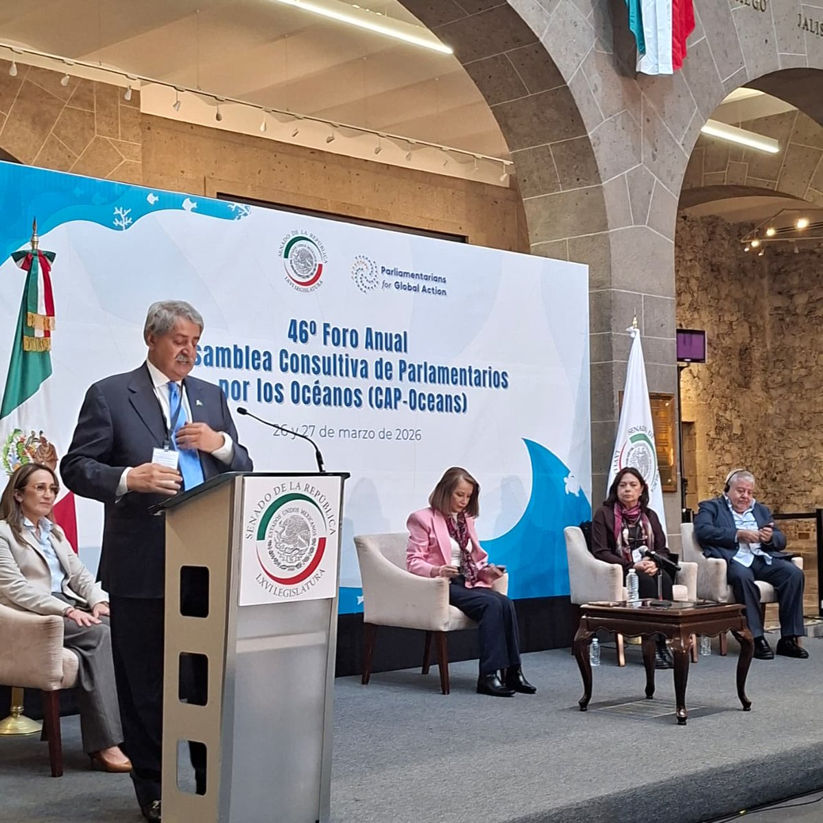 twa_mag's tweet photo. MNA Syed Naveed Qamar joins global leaders to push for legislative training and new international ocean restoration programs.  https://t.co/kSO90C3j7w

@PakinMexico @ForeignOfficePk @MediaCellPPP @MIshaqDar50 @naveedqamarmna https://t.co/1U5t8ZFVE0