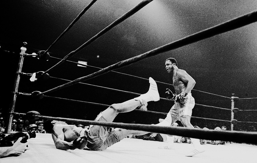 Muhammad Ali Rtpnd Muhammad Ali hits the canvas after taking a perfect left hook from Joe ...