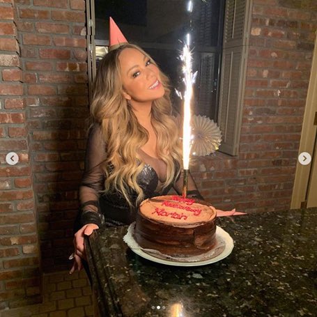 I want to shout out a huge Happy Anniversary to the one and only <a href="/MariahCarey/">Mariah Carey</a> who I’ve loved from day one.  57!!! But looks 45.  Your amazing.  🎈 🎂 🥳 #LambilyCelebration #LambDay