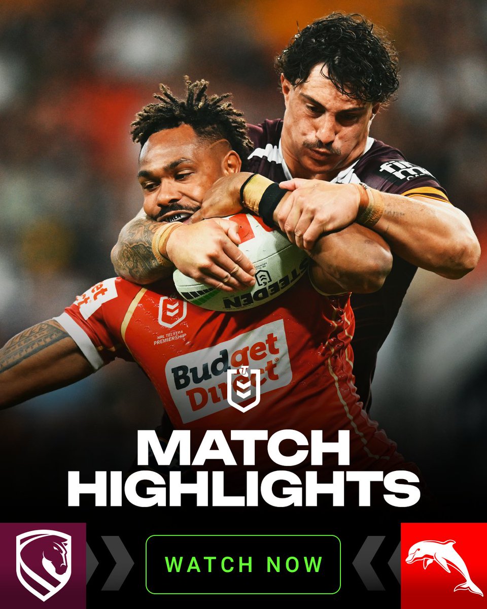 Watch all the highlights as the Broncos take on the Dolphins in Round 4 - spr.ly/6012B6gVbY