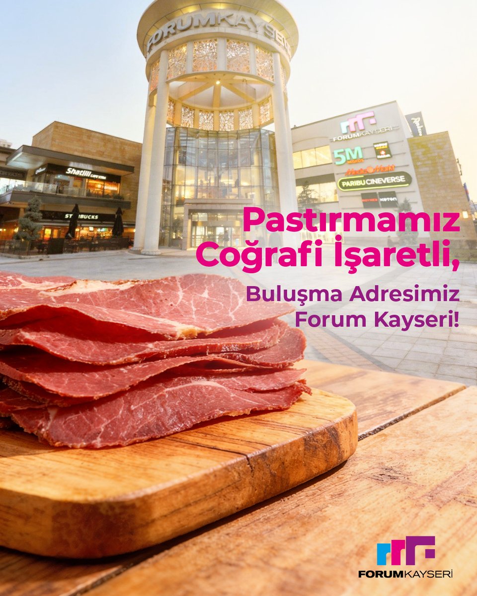 Kayseri’nin rüzgarıyla kuruyan, sabırla beklenen o lezzetli pastırma, artık coğrafi işaretli! 🎉 Kayseri’mize hayırlı olsun! 😊

#ForumKayseri