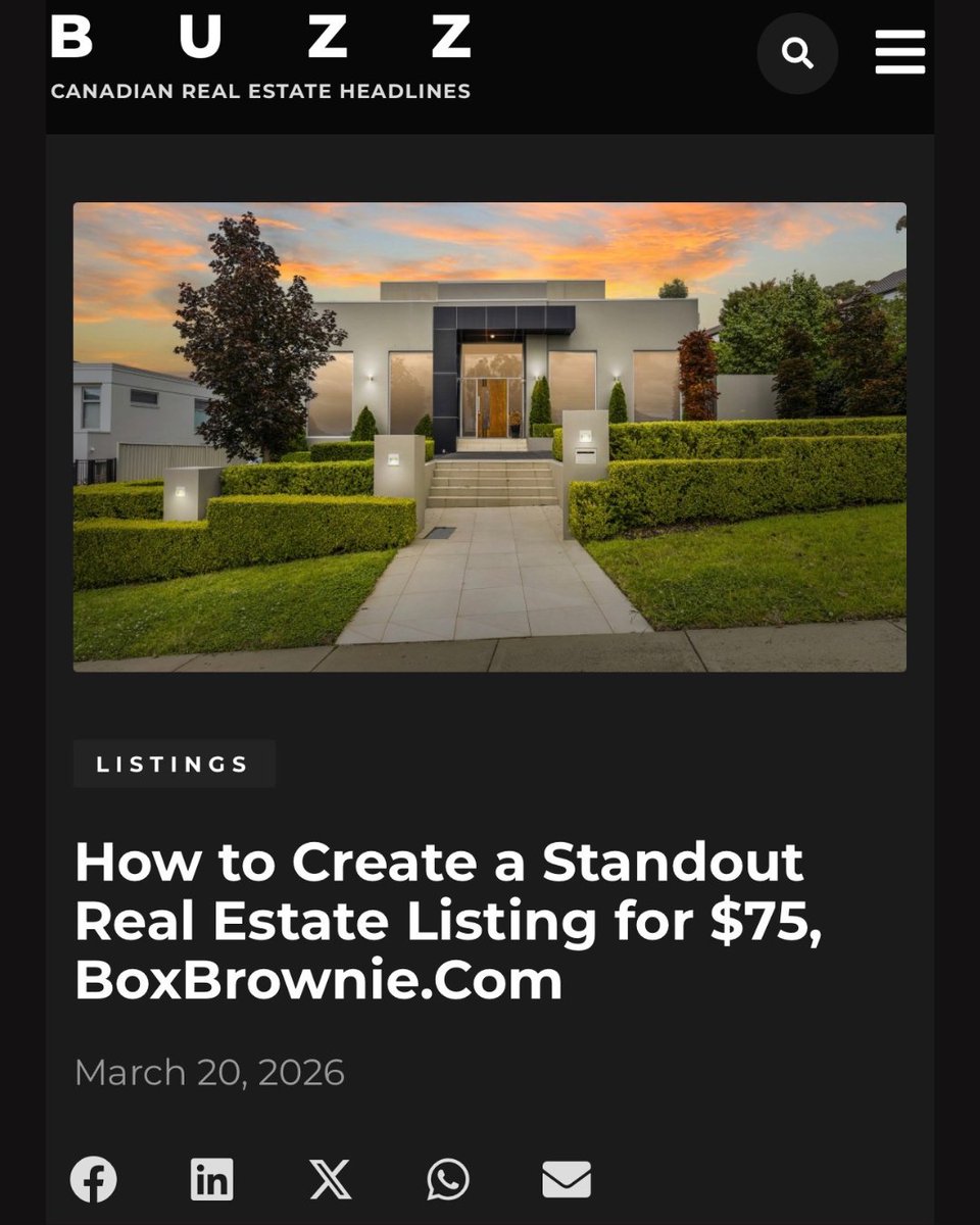 BUZZ Worthy News, Canadian Real Estate Headlines tweet media