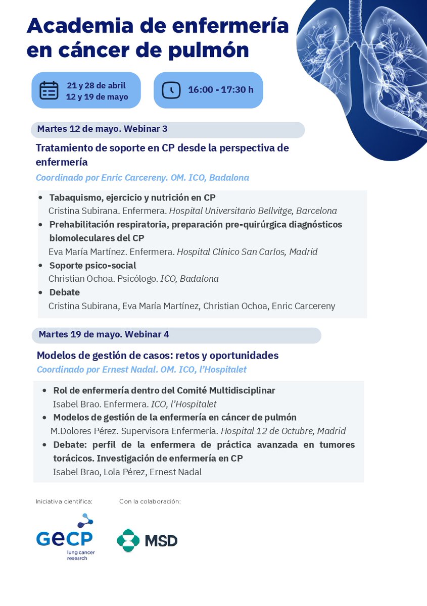 Grupo Español de Cáncer de Pulmón tweet media