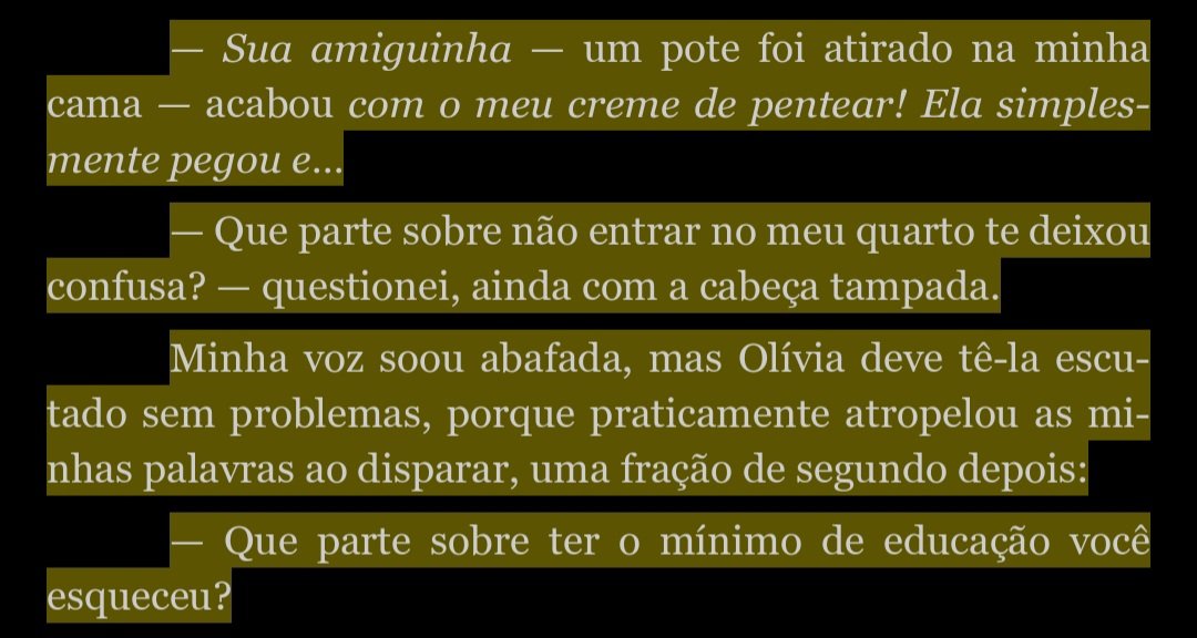 MaryanaPeixoto4's tweet photo. Aqui a Carol pegou pesado, pegar o nosso creme de pentear é um crime! @autoracarolined
#leitora #livros https://t.co/U2e1rNPTkn