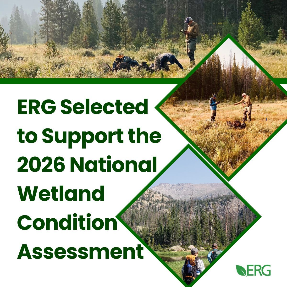 ERGupdate's tweet photo. Sampling season is here! 

ERG will support the 2026 National Wetland Condition Assessment by sampling 43 wetland sites across AZ, NM, and UT. Our field crew will collect high‑quality biological, chemical, and physical data to help assess wetland health nationwide! 

#NWCA https://t.co/zXcGRxbvdw