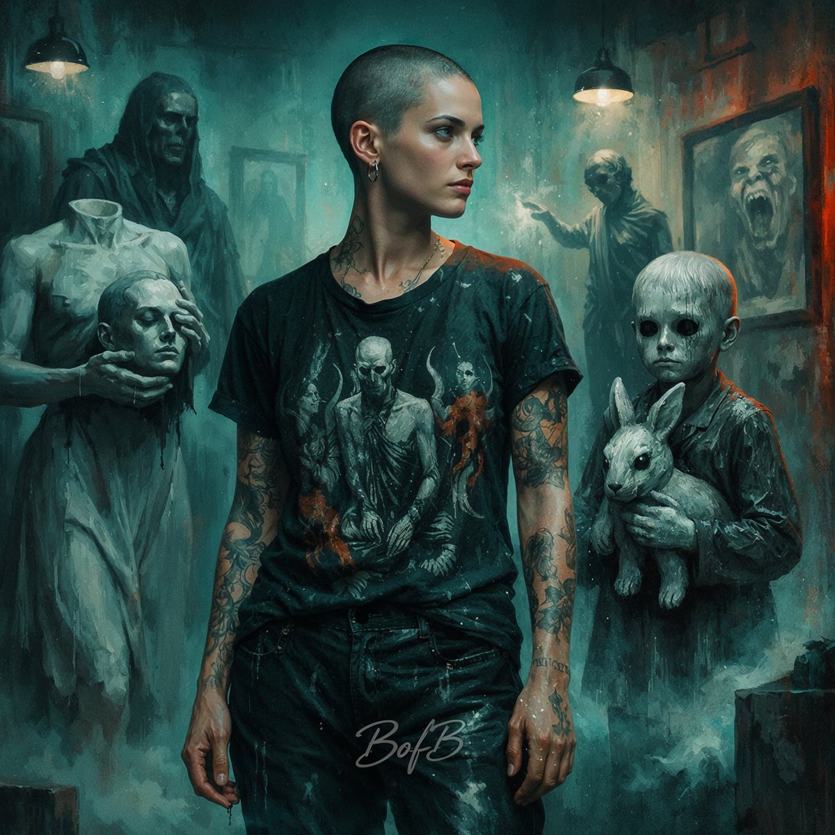 BluesOfBirds's tweet image. Visit the exhibition. Special sculptures.

#DarkArt