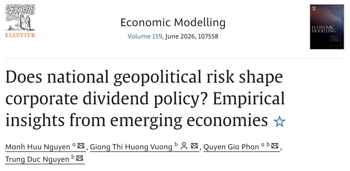 Economic Modelling tweet media