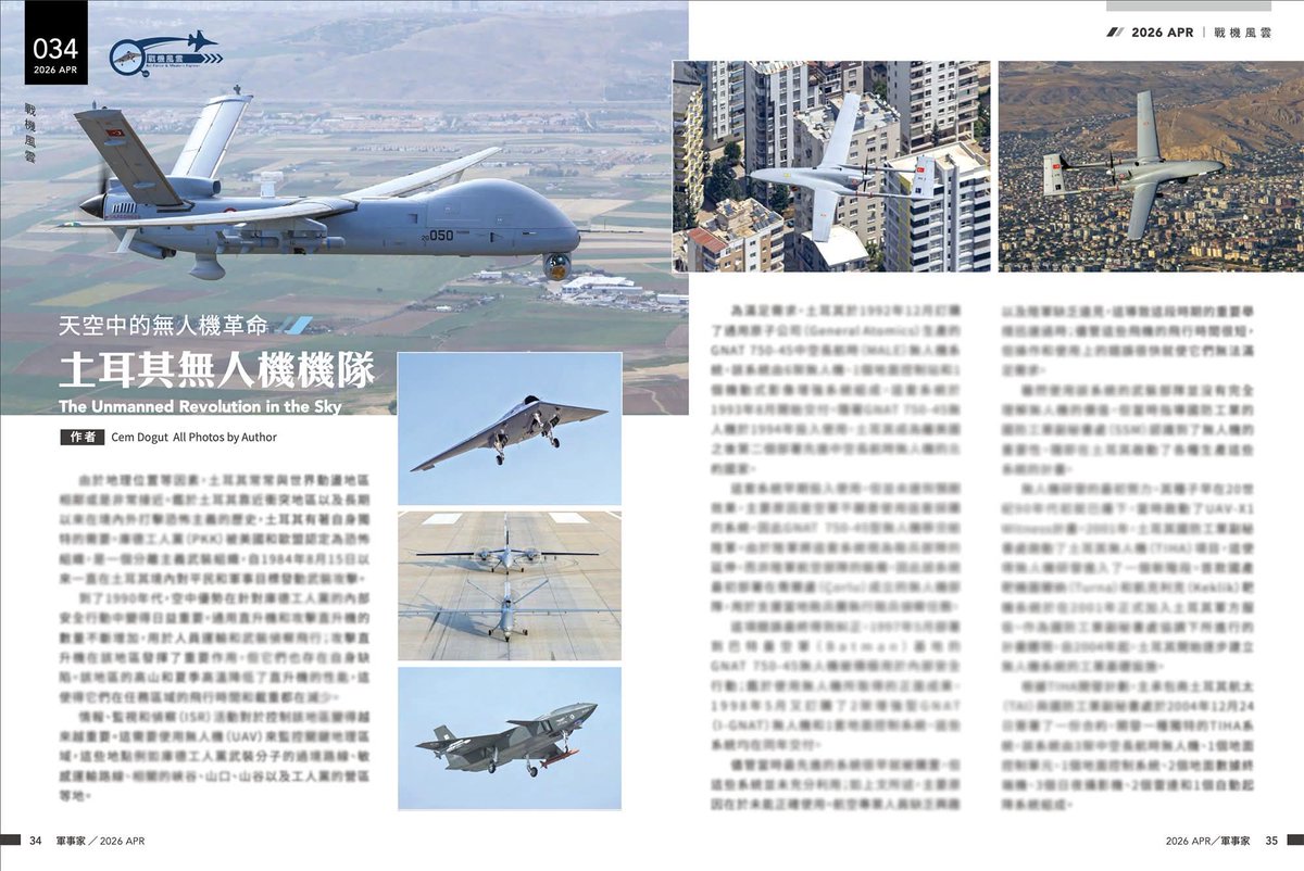Defence International'ın son sayısında 8 sayfalık makalem yayımlandı.

Tayvan'da ilk kez yayım yapmış oldum. Böylece 13 ülkede 22 farklı dergide fotoğraf ve makalelerim yayınlanmış oldu.