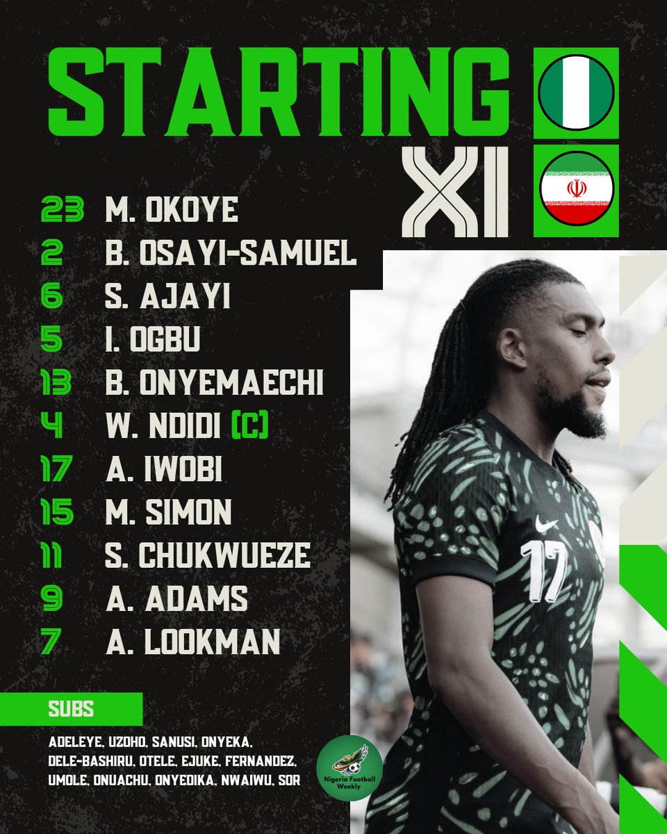 Nigeria Football Weekly🦅🇳🇬 tweet media