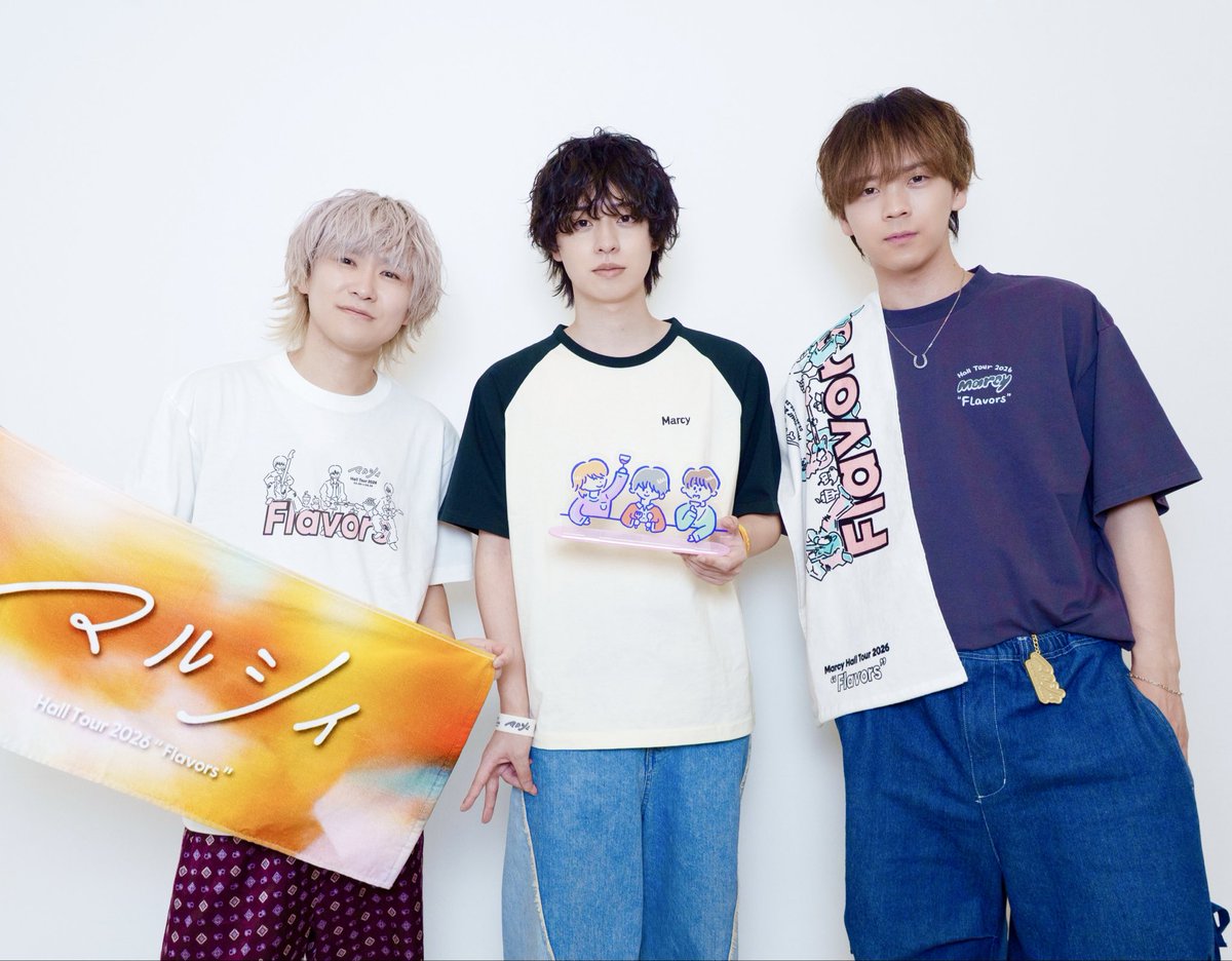 marcy0910's tweet image. 【グッズ着用写真公開📸】

「マルシィ Hall Tour 2026 "Flavors"」

明日からツアー初日🎉
栃木 宇都宮市文化会館大ホール！🏃