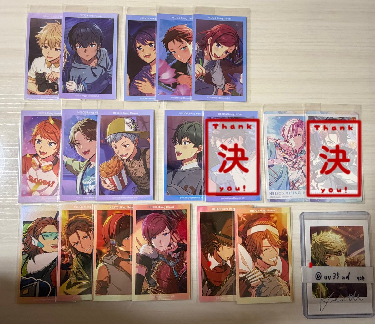 uv35ud's tweet photo. 【交換】 エリオス HELIOS MUSEUM ラミカ
オーロラカード Little days ver. vol 2 1 特典

譲) ウィル オスカー レン ガスト マリオン ビリー ジェイ アッシュ セイジ ビアンキ

求) 同異種 キース ブラッド ヴィクター

同種＋画像３枚目求
異種なんでも検討いたします
固ツイ纏めて◎ https://t.co/eC9DRaspMq