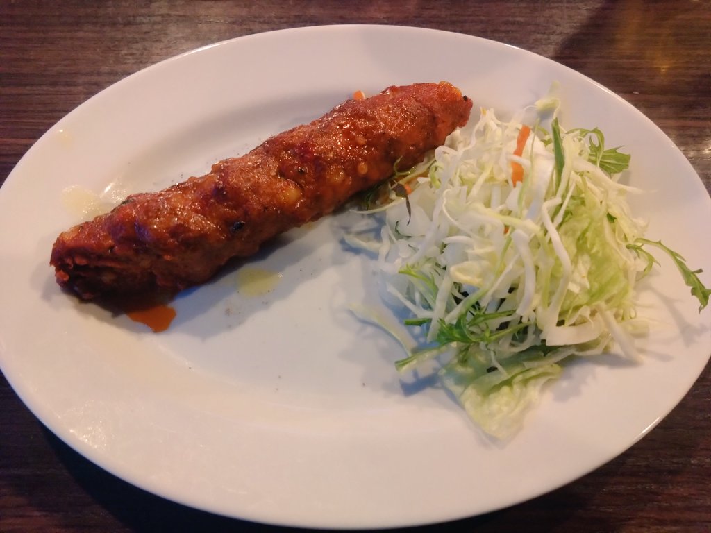 6FTcVxsGsw15397's tweet image. 浜松町のお宿に帰る前に🙋流石にパクチーハイボールには挑戦できんかった🤣
#simon
#シモン
#インド料理