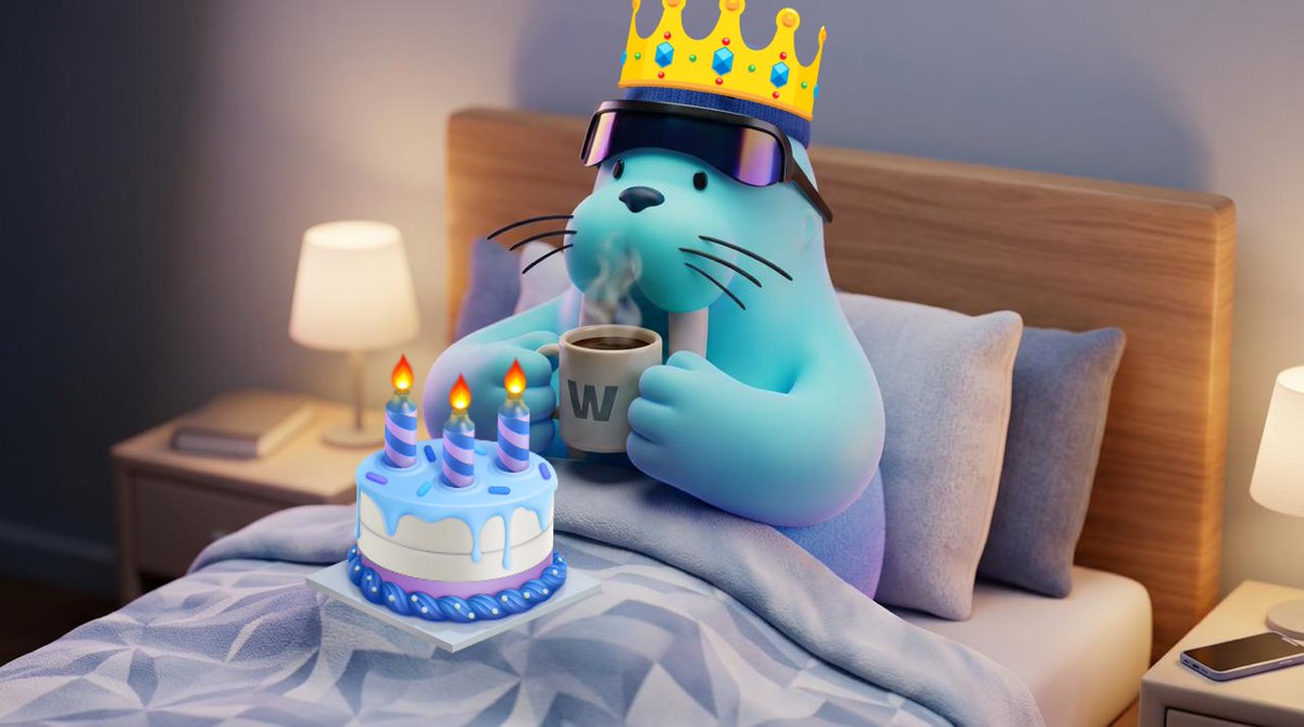 Happy Birthday <a href="/WalrusProtocol/">Walrus 🦭/acc</a> 🎂🎉 $WAL

Look, I haven't changed my 🦭/acc yet 

Lots of love from the heart ❤️