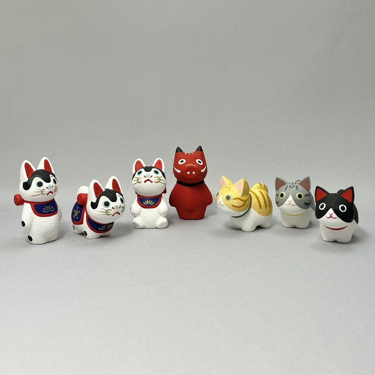 猫地蔵 ネコ フィギュア 8種類セット ワンダーフェスティバル ワンフェス 猫地蔵 mori (@nekojizo_mori) / Posts / X