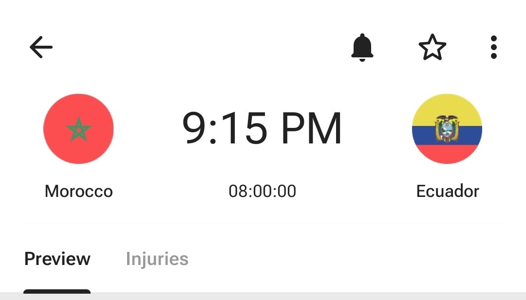 Morocco XI tweet media