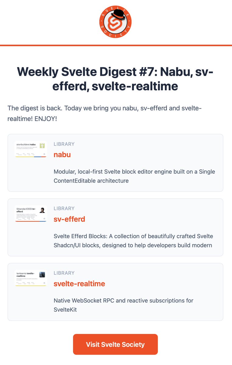 Svelte Society 🧡 tweet media