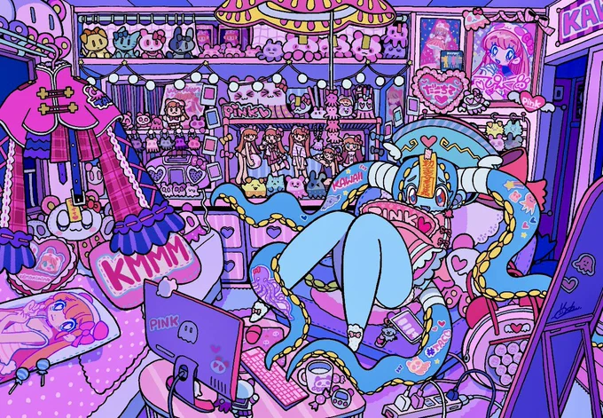 部屋描くの好きかも