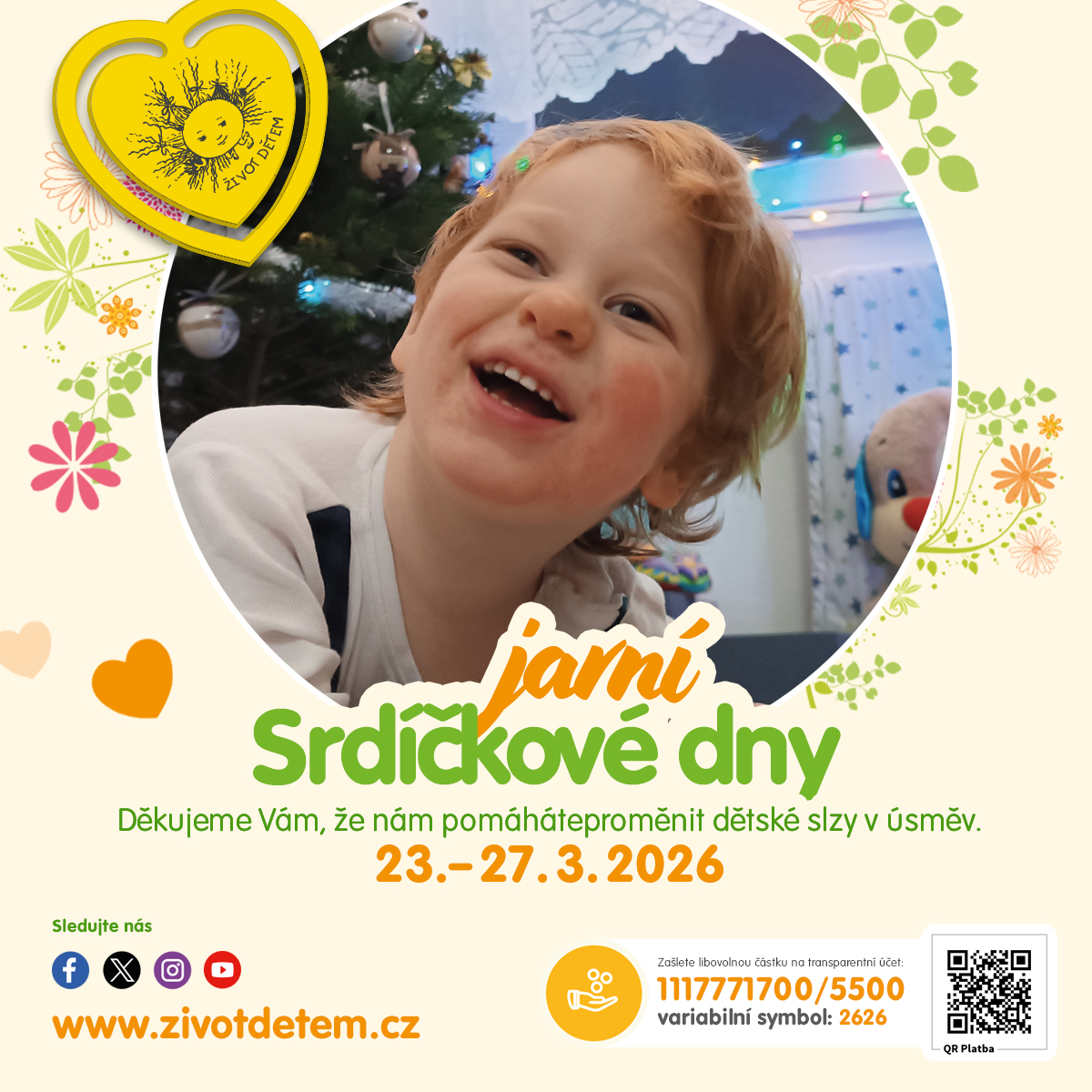 ZivotDetem's tweet photo. Srdečně děkujeme všem, kdo se zapojil do jarních #SrdickoveDny financemi, organizací a nebo volným časem. I díky všem dobrovolníkům, školám, dárcům a dalším můžeme pomáhat vážně nemocným dětem! https://t.co/B7WIAELTBa