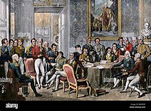 WorldXguide4's tweet photo. Did you know that the way we understand diplomacy and national borders today has its roots in a conference that took place 200 years ago?
After the Napoleonic Wars, Europe gathered in Vienna 1814–1815 to establish new rules for the world. #ViennaCongress #InternationalRelations https://t.co/ZfOJmQ7crE