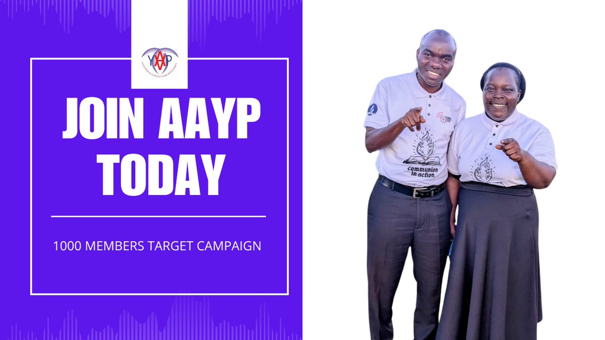 🎥 Why join AAYP?

Mrs. Esther Waiswa shares why every young professional should be part of this impactful mission.

Watch 👉 youtube.com/watch?v=vSfox3…

📲 Support: 0774 347 118 (Jimmy Muhindo)
#AAYPUganda #YouthInMission