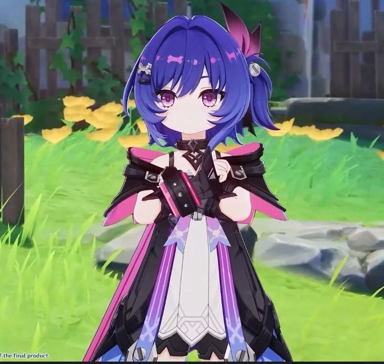 HourlyTeyvat's tweet photo. We'll have a new character show up in version Luna VI. Will this be "Gretel"? https://t.co/1zWFWE4coo