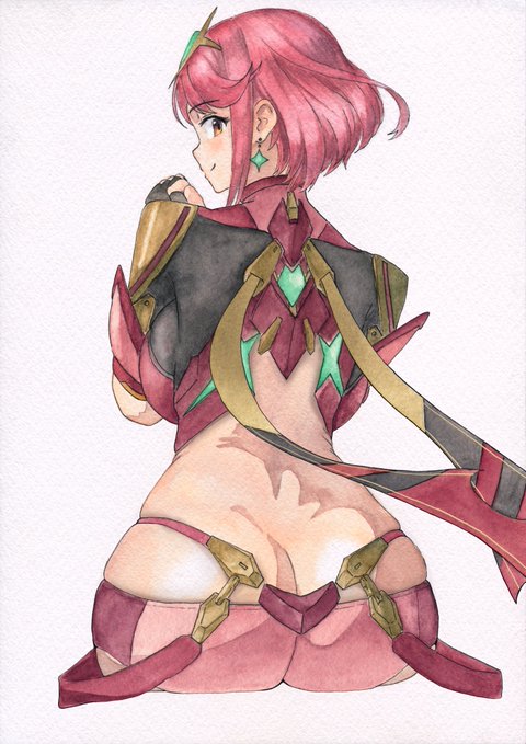 ホムラちゃんのイラストです 