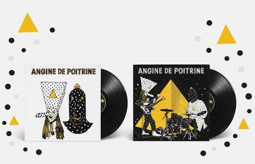 ANGINE DE POITRINE-VOL.1&VOL.ⅡLP 2枚セット Angine De Poitrine のLP入手のチャンス と思ったら既に強烈な額に むむむ