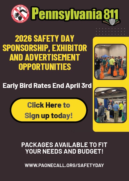 Pennsylvania811's tweet photo. Interested in sponsoring, exhibiting or advertising with us for our 2026 #PASafetyDays? 

Early bird rates expire April 3!

Visit https://t.co/jk7RHdCtcY to sign up! https://t.co/66KDeN7Czv