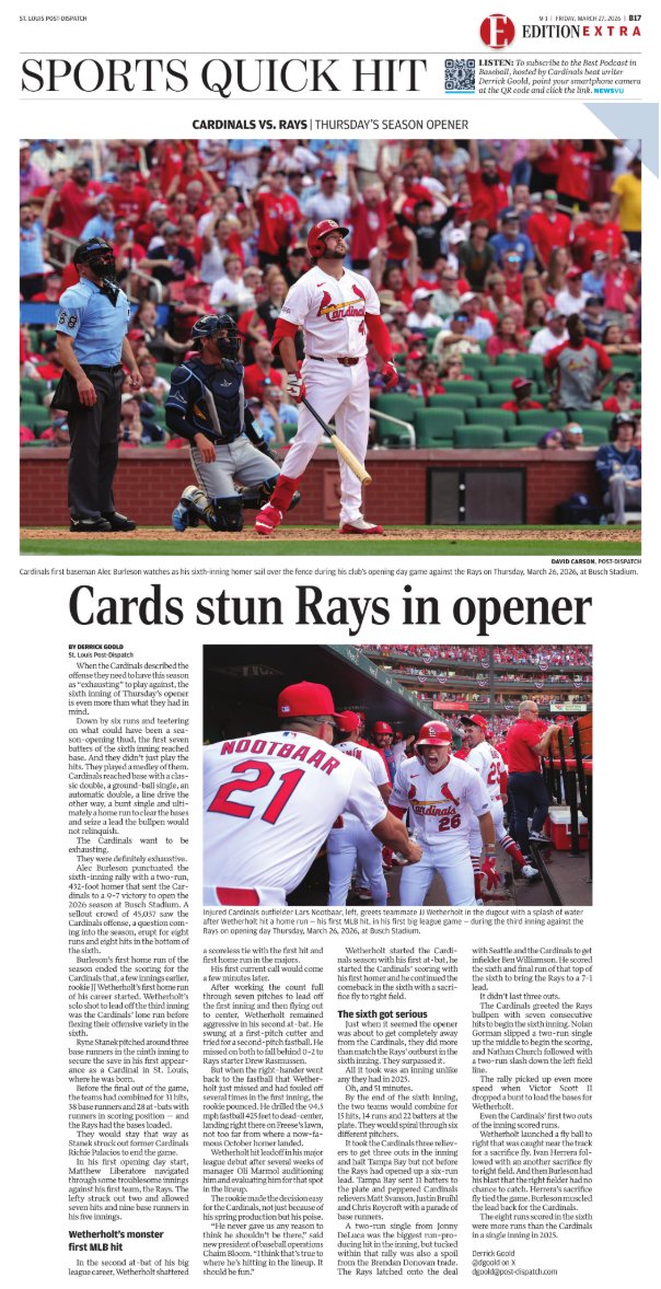 stltoday's tweet image. Digital subscription sale: $9.99 a month for two years; get access to comprehensive #Cardinals coverage and the e-edition: go.stltoday.com/cards26
#STL