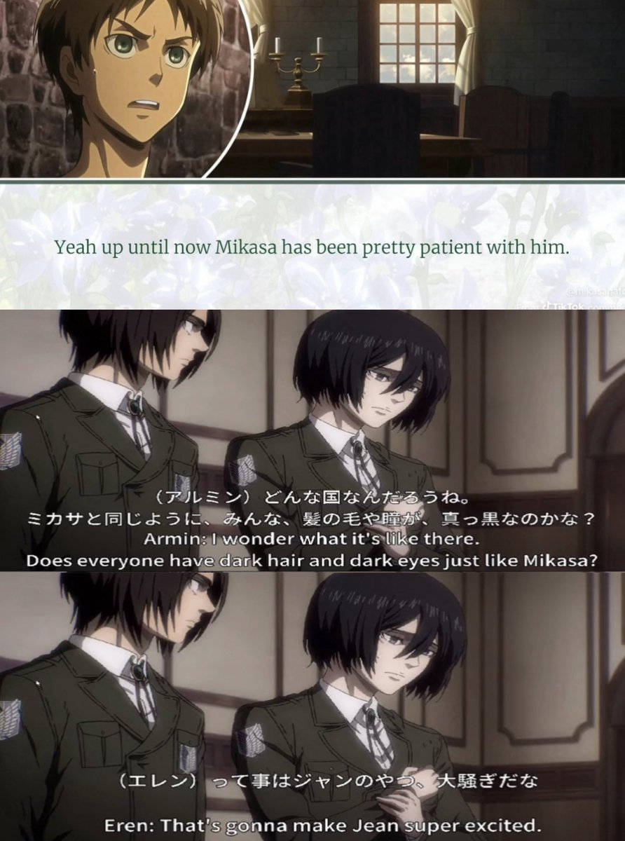 Eren being #that ship number one hater