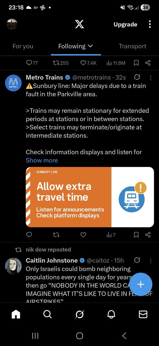 matmgarner's tweet photo. @boomerangmadi @metrotrains https://t.co/ki7c54ho30