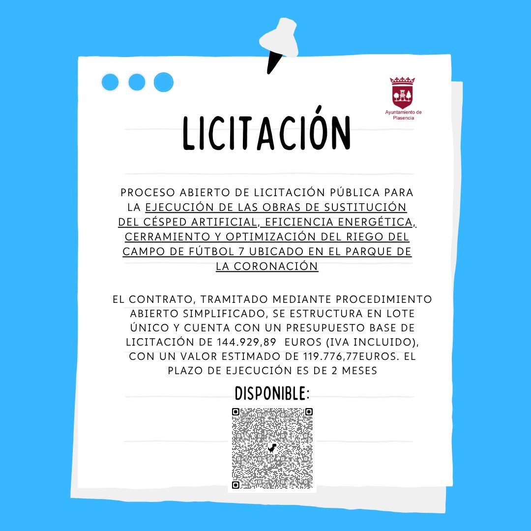 Ayto. de Plasencia tweet media