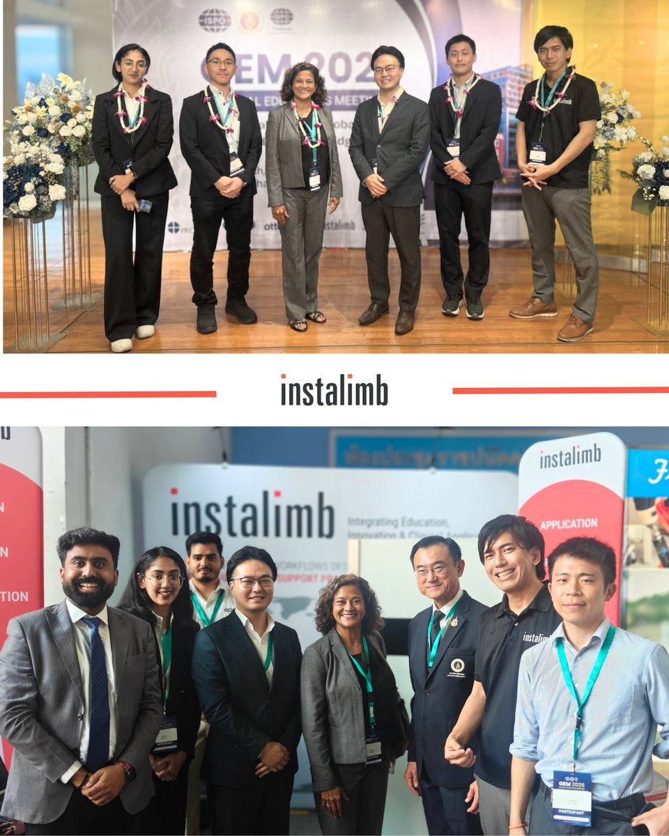 Instalimbindia's tweet photo. Innovation has no borders. 🦾✨

At @ISPO_int  GEM #Thailand, we’re connecting, learning and pushing for more quality prosthetic care worldwide. ���

#Instalimb #Prosthetics #amputee #GlobalHealth  #medtech https://t.co/whNXblYTBP