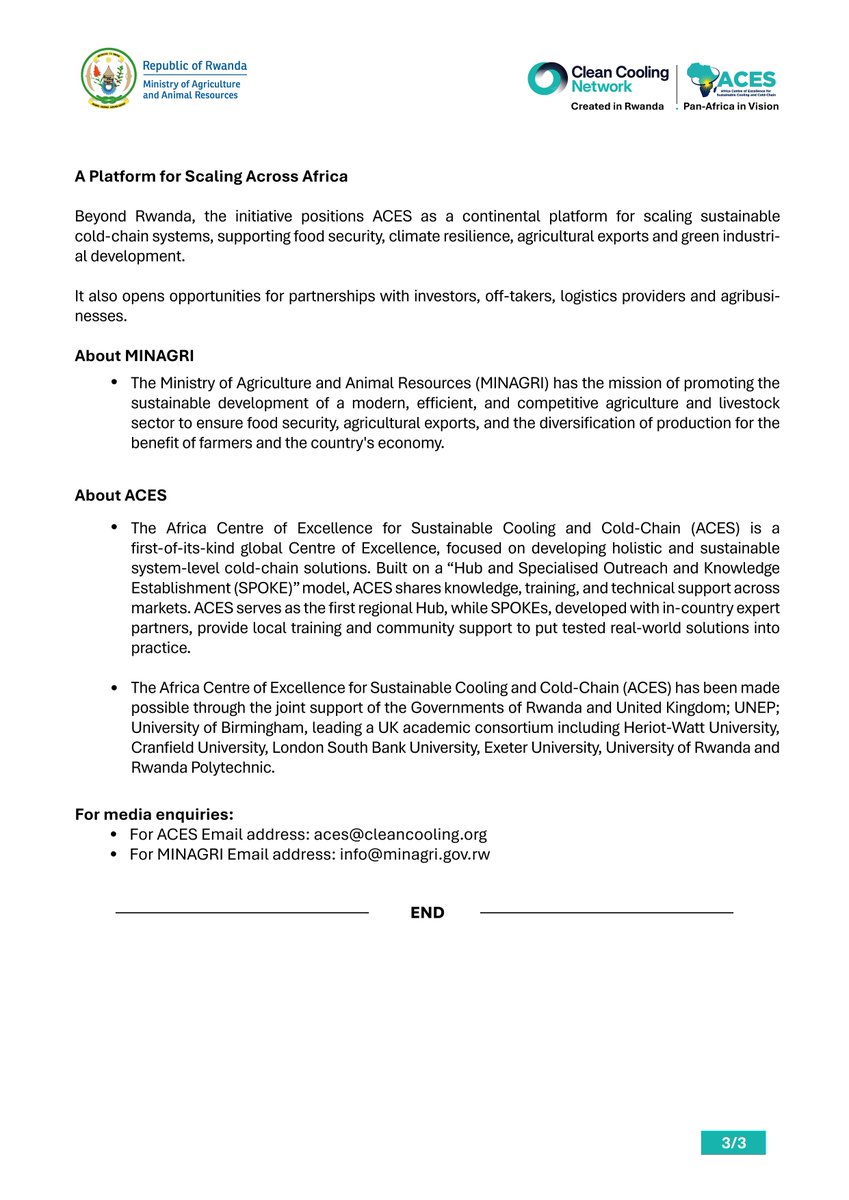 ACES-Centre for Excellence for Sustainable Cooling tweet media