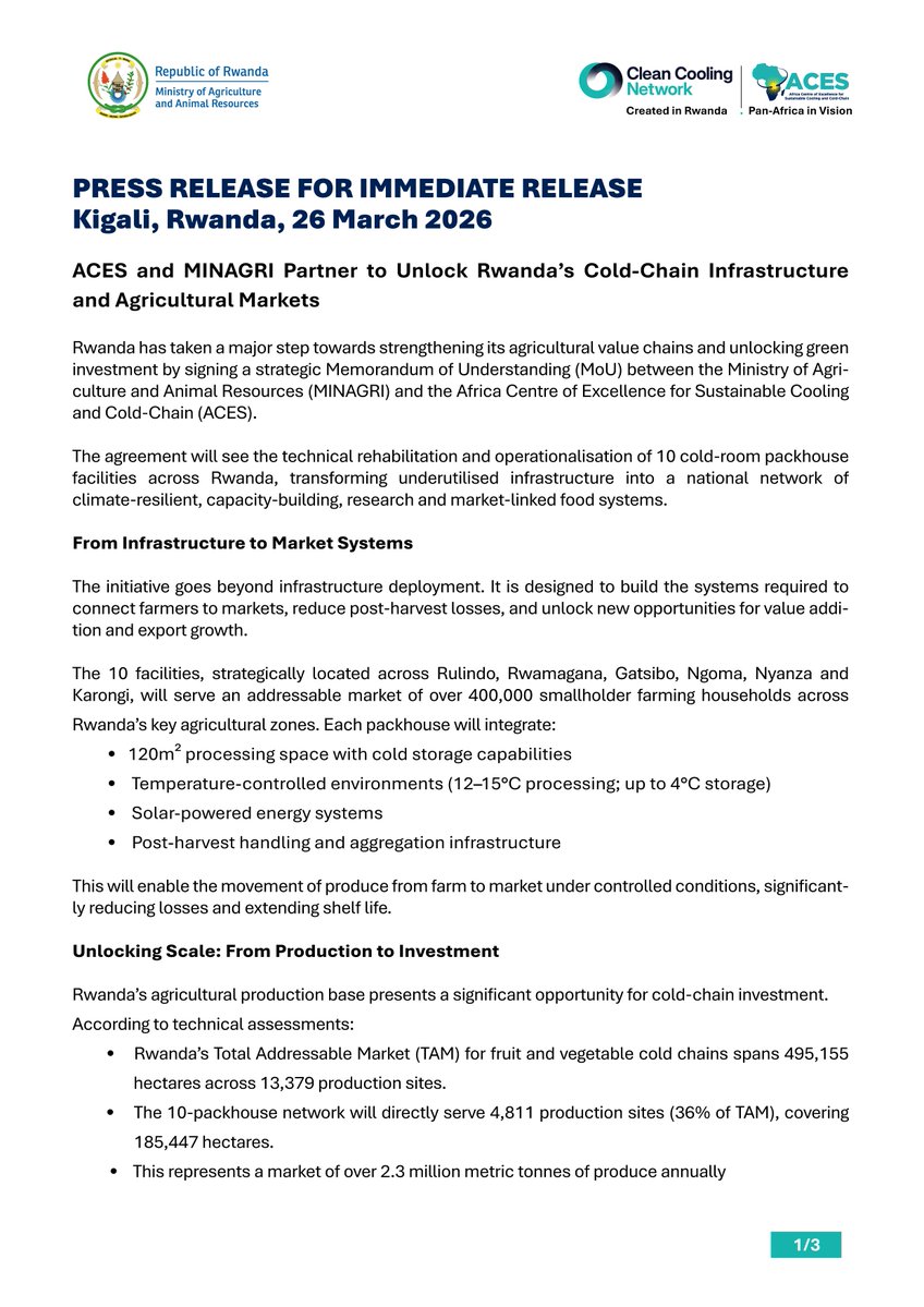 ACES-Centre for Excellence for Sustainable Cooling tweet media