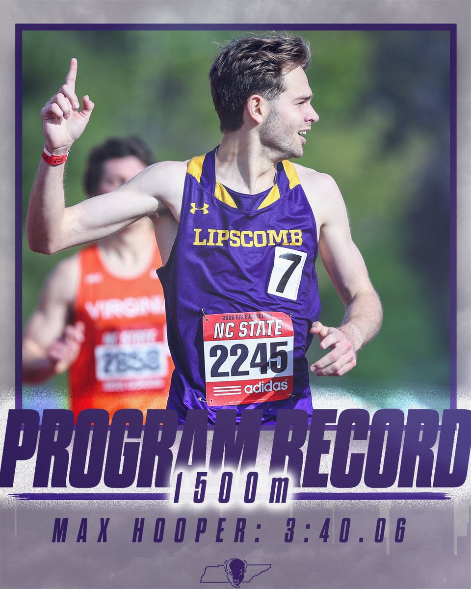 Lipscomb XC T&F tweet media