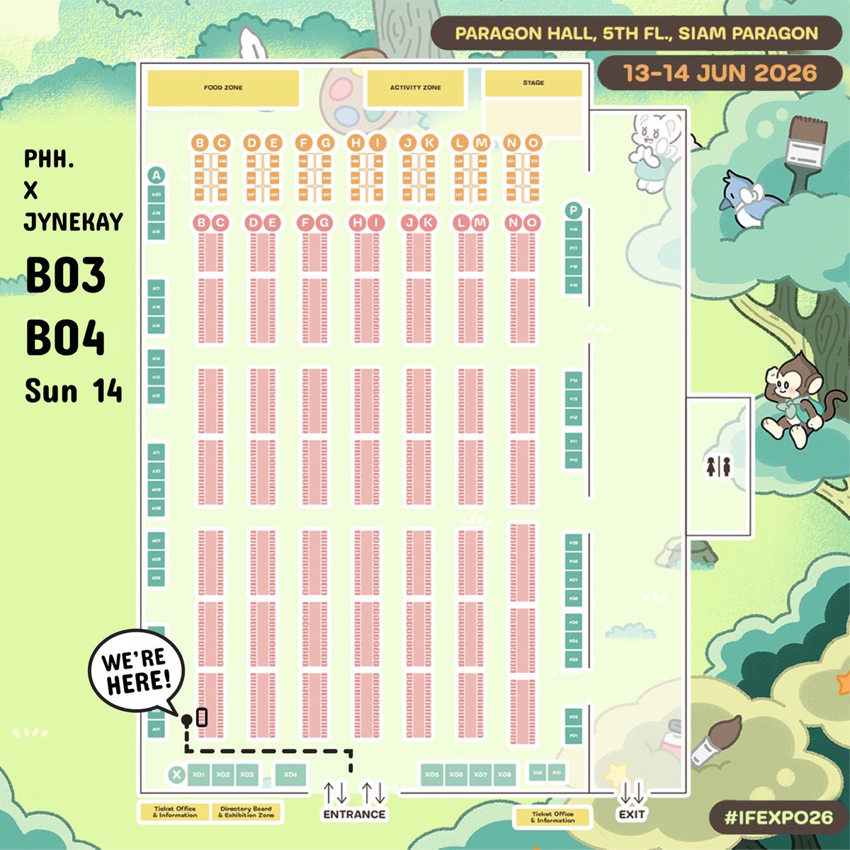 มาหาพ้มกับ <a href="/jynekay/">ジン</a> กันนะคะ 🧤✨

📆วันอาทิตย์ที่ 14 มิถุนายน 2026
📍พิกัด B03-B04 (ซอยแรก)
      พารากอนชั้น 5 นะคะ