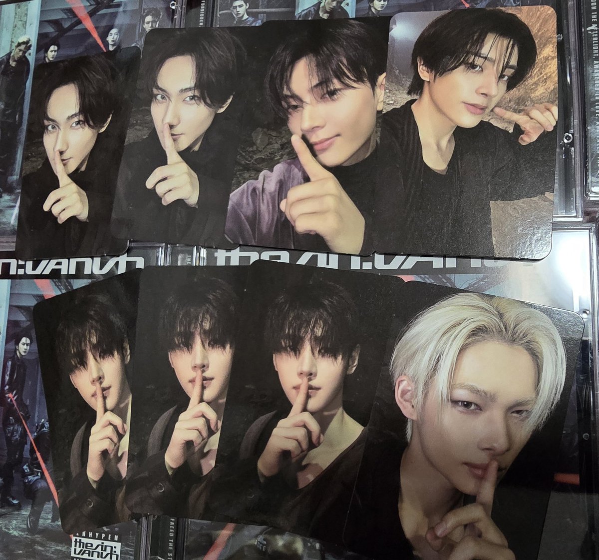 封入はヒスンとソヌ来なかったので交換探します🥺💦