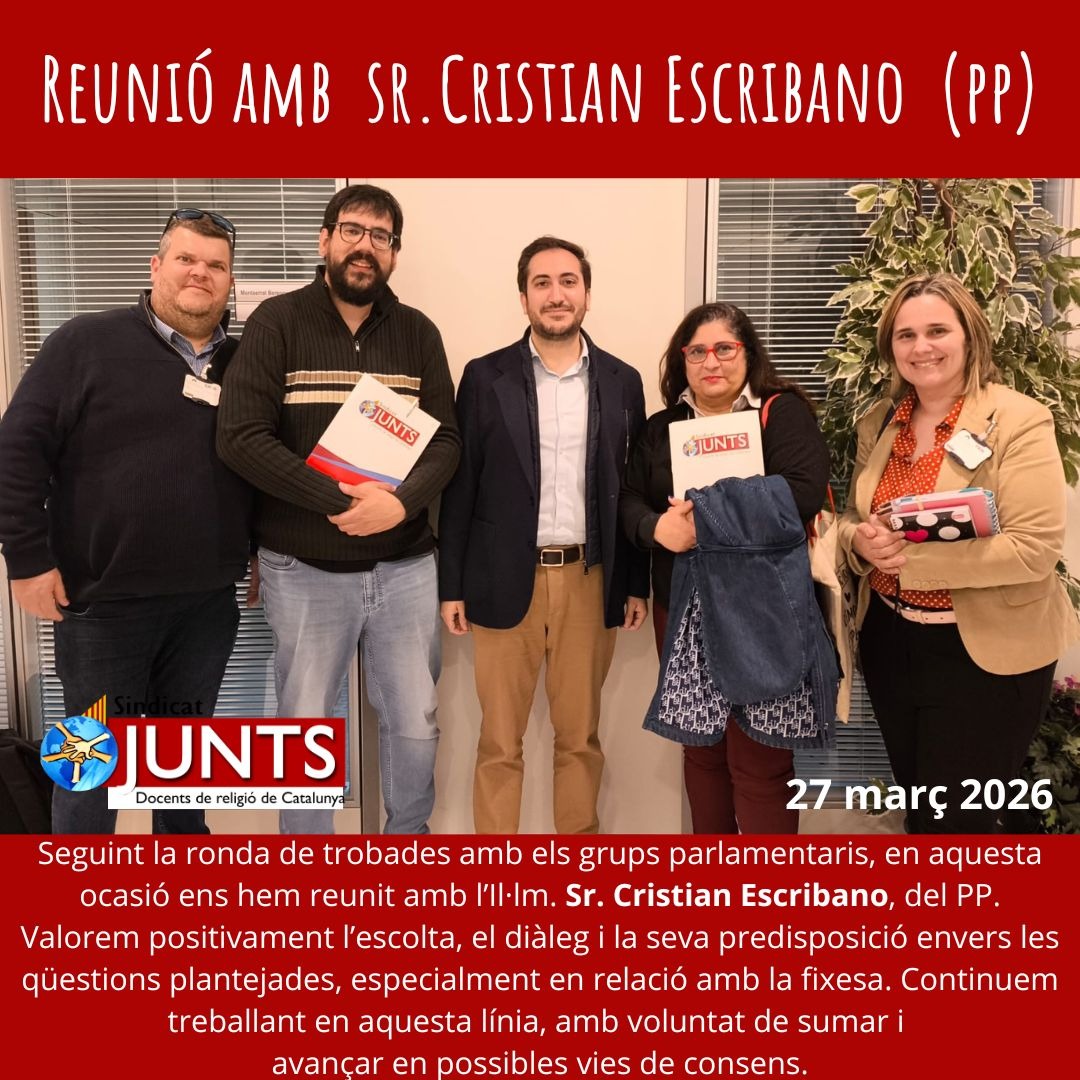 JUNTS DOCENTS DE RELIGIÓ tweet media