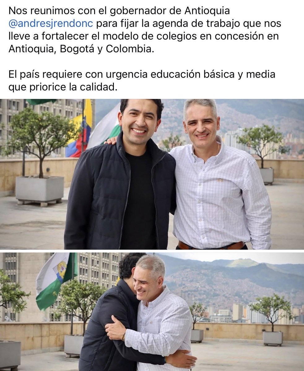 waltersalasq's tweet photo. No hay un solo día en el gobierno de @AndresJRendonC, donde no quiera mejorarle el negocio a los privados de cuenta de los recursos públicos. Los colegios concesión no solamente son excesivamente costosos, sino que tampoco evidencian un alto impacto en el mejoramiento de la calidad educativa.

¿Gobernador y si mejor esa plata se la metemos a los colegios públicos que hoy se están cayendo en el departamento?