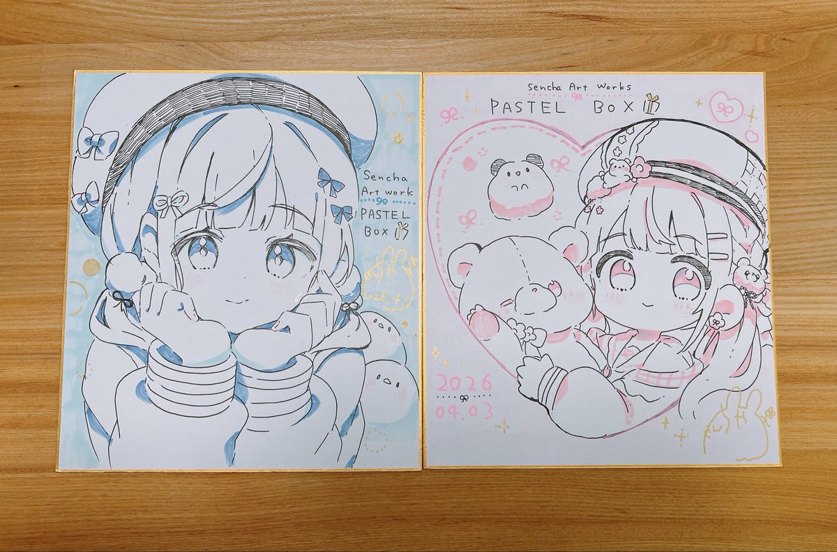 名古屋のイラスト展用の色紙ができました!展示や販売もされますので 名古屋のイラスト展用の色紙ができました!展示や販売もされますので