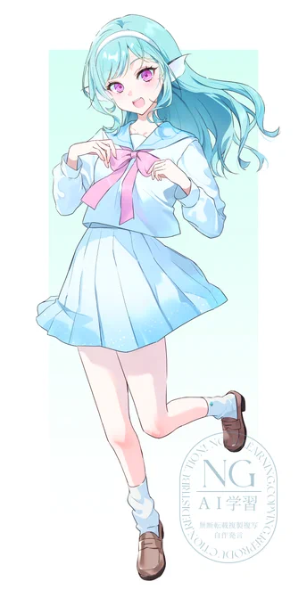 白セーラー #oc
