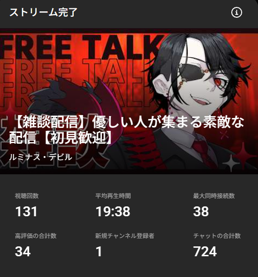 ルミナス・デビル@新人Vtuber tweet media