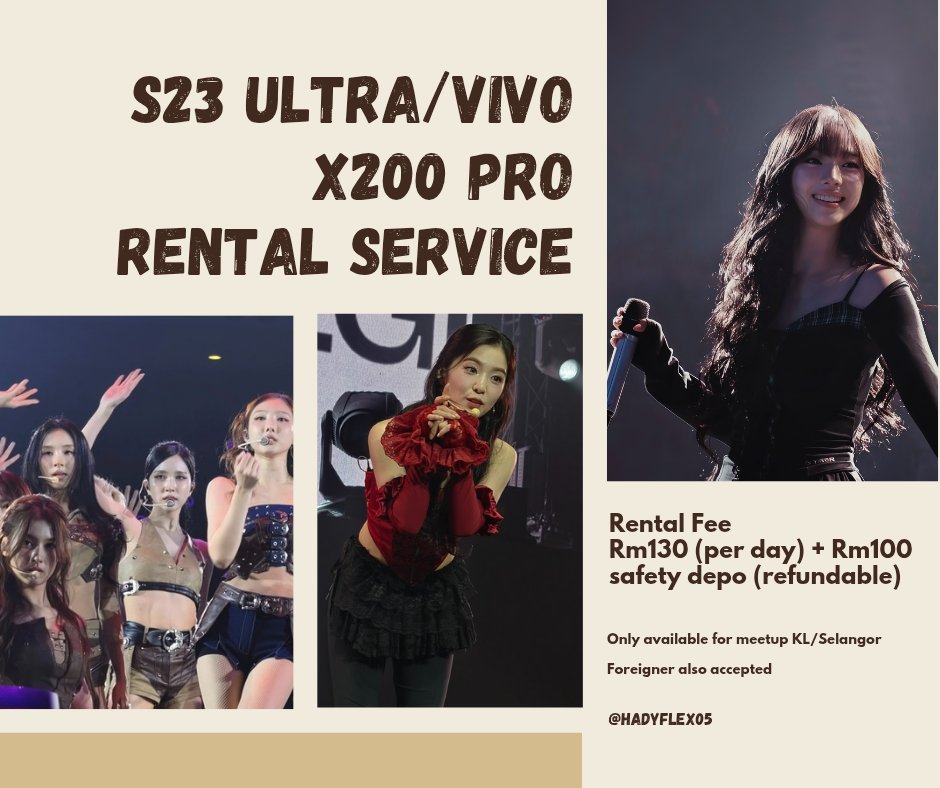 HADY S22U/S23U RENTAL SERVICE tweet media
