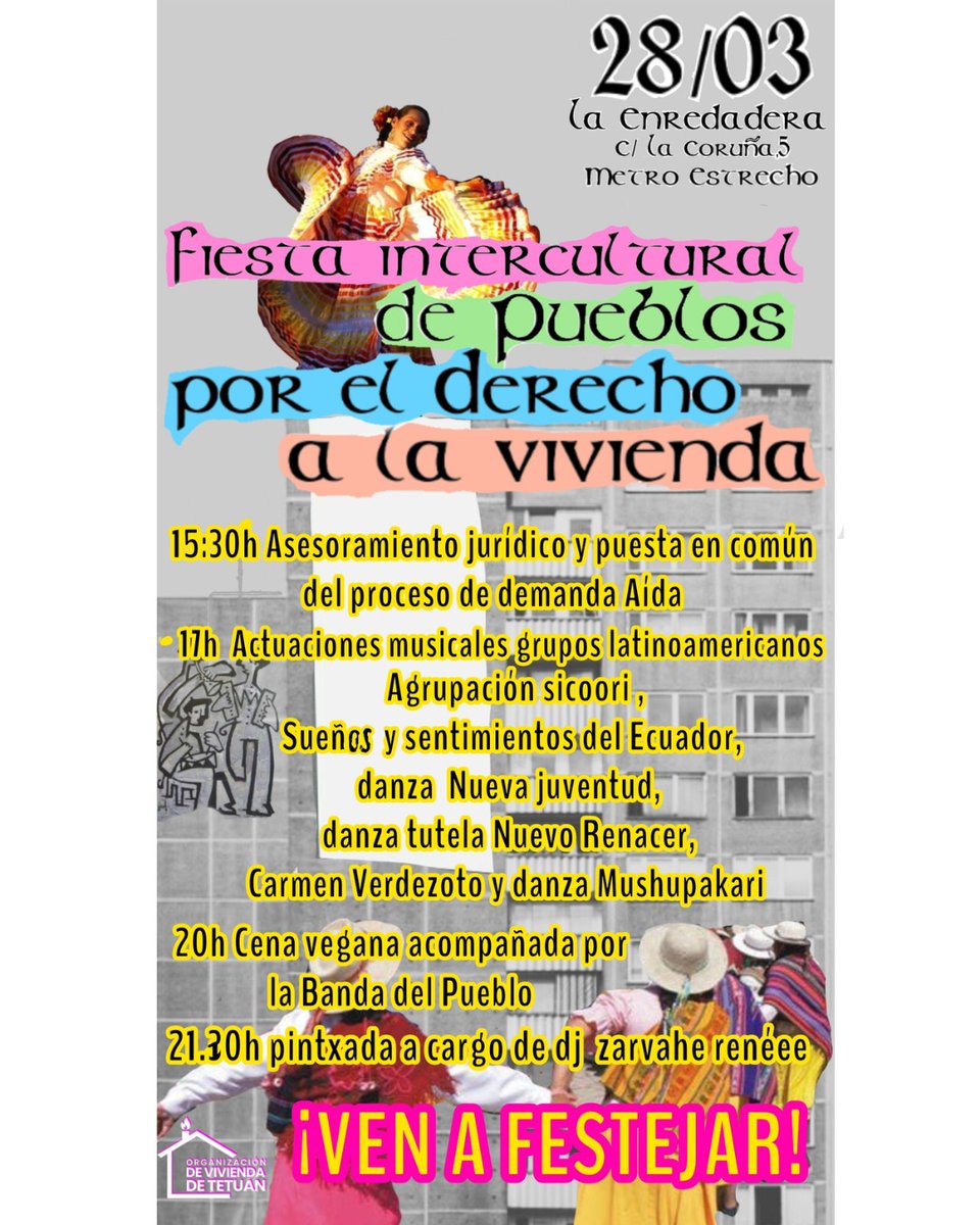 Organización Vivienda Tetuán tweet media