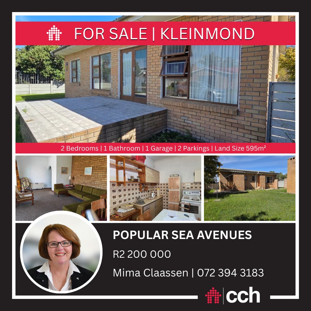 CCHHomes's tweet image. 𝐅𝐀𝐂𝐄𝐁𝐑𝐈𝐂𝐊 𝟐 𝐁𝐄𝐃𝐑𝐎𝐎𝐌 𝐇𝐎𝐔𝐒𝐄 𝐅𝐎𝐑 𝐒𝐀𝐋𝐄 𝐈𝐍 𝐊𝐋𝐄𝐈𝐍𝐌𝐎𝐍𝐃 – 𝐎𝐯𝐞𝐫𝐛𝐞𝐫𝐠 – 𝐑𝟐 𝟐𝟎𝟎 𝟎𝟎𝟎

See the full listing here:➜ cch.co.za/results/reside…

#CCH #Overberg #Kleinmond #Kleinberlyn #Houseforsale #KleinmondProperties #Propertiesforsale