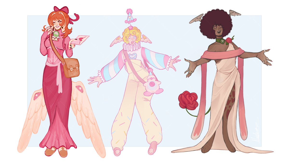 é sério que eu esqueci de postar os designs de cupidos pqp eu sou um animal