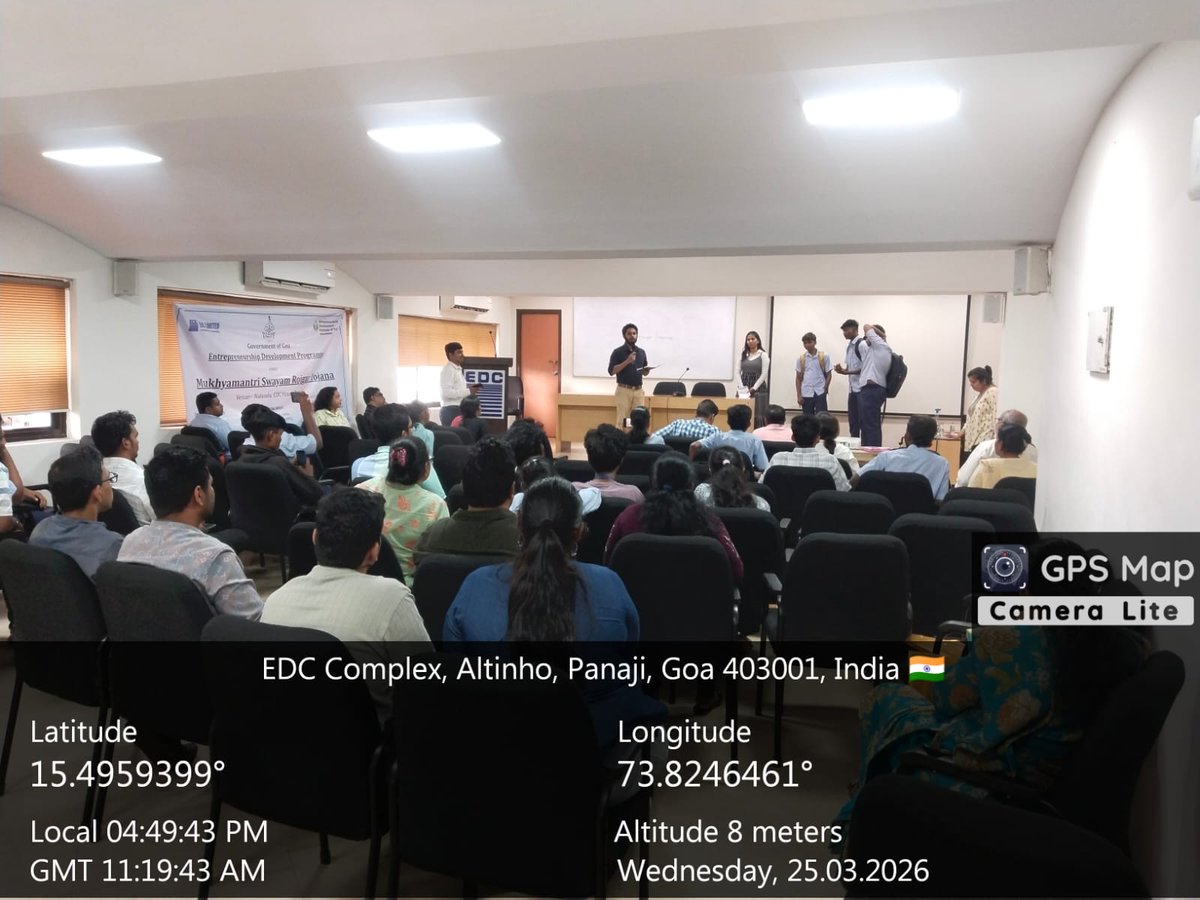 EDII Goa Centre tweet media