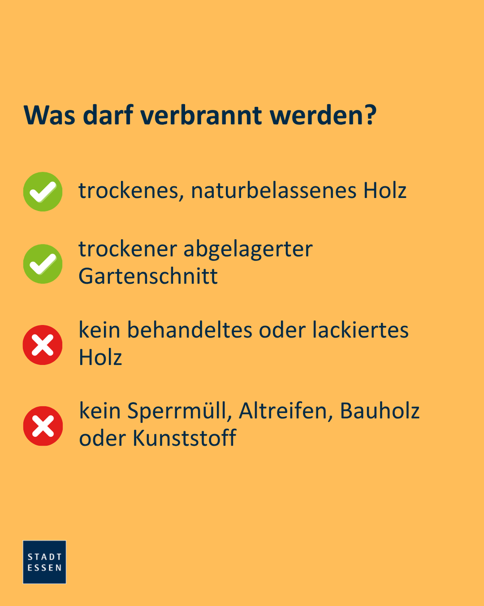 Essen_Ruhr's tweet image. Bald ist Ostern und damit wieder Zeit für Osterfeuer! 🔥🐣
Auf ein paar Dinge solltet ihr unbedingt achten. Bei
weiteren Fragen hilft euch das Ordnungsamt weiter.
ℹ️ t1p.de/osterfeuer2026
#stadtessen #essenruhr #osterfeuer
